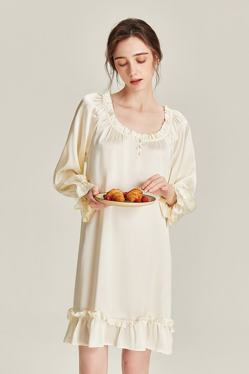 100% Mulberry Silk Petal Nightdress
