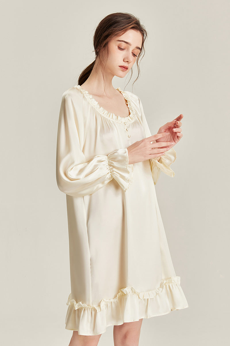 100% Mulberry Silk Petal Nightdress