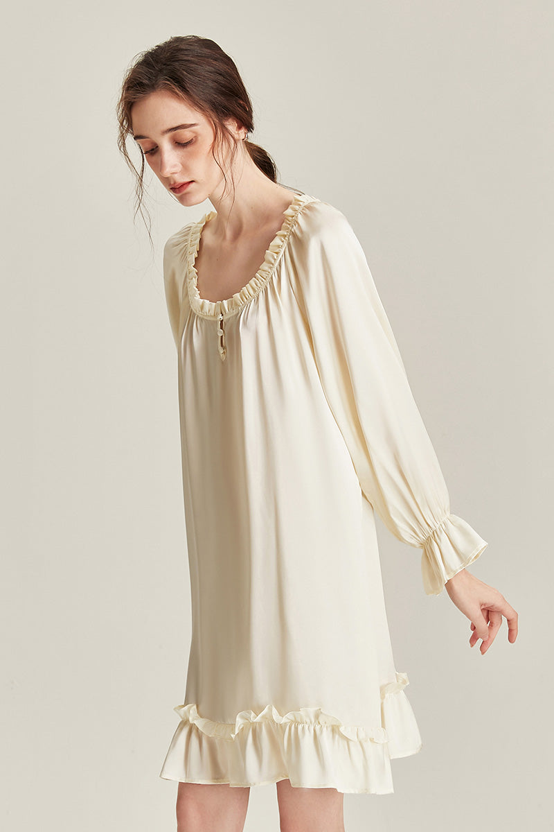 100% Mulberry Silk Petal Nightdress