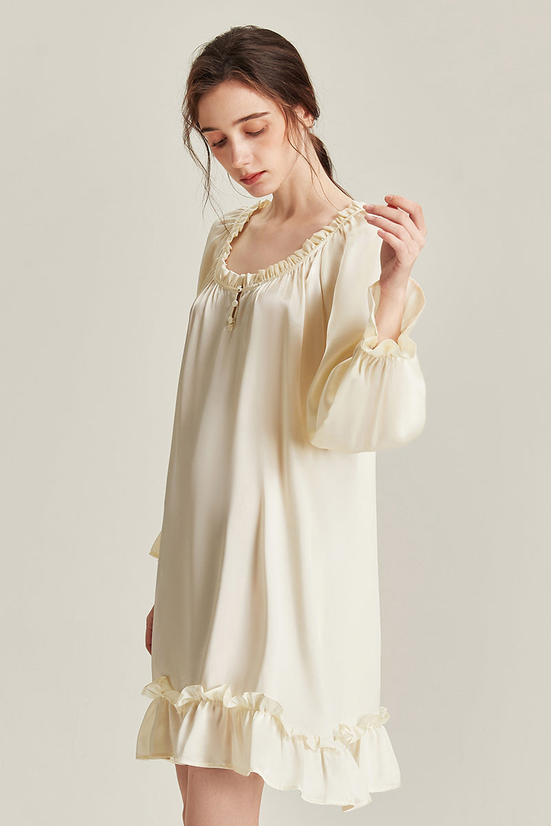 100% Mulberry Silk Petal Nightdress