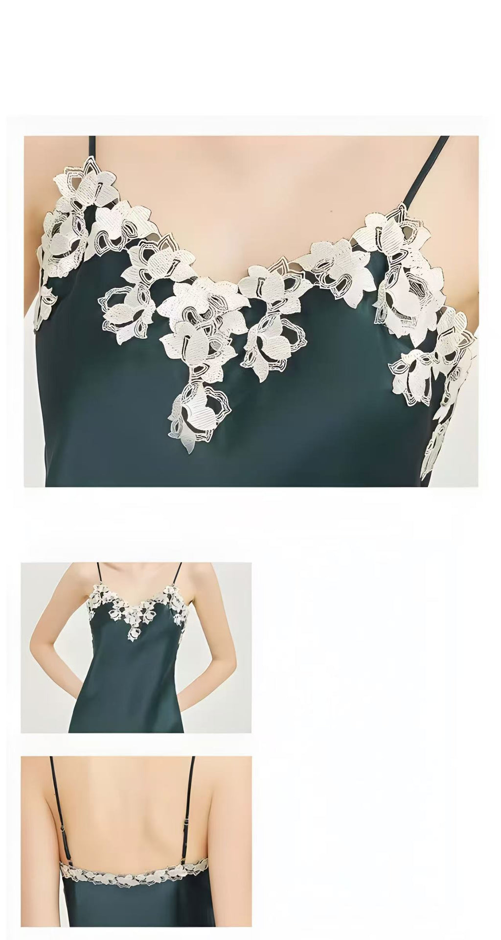 The Silk Lace Robe Set